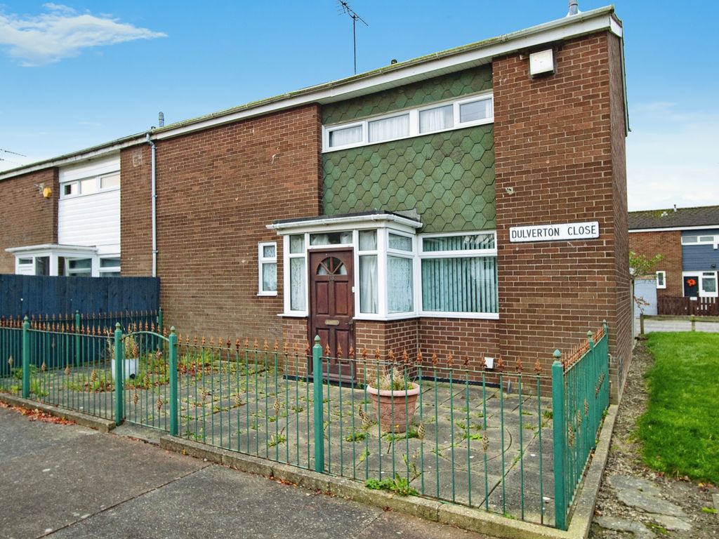 2 bed end terrace house for sale in Dulverton Close, Bransholme, Hull