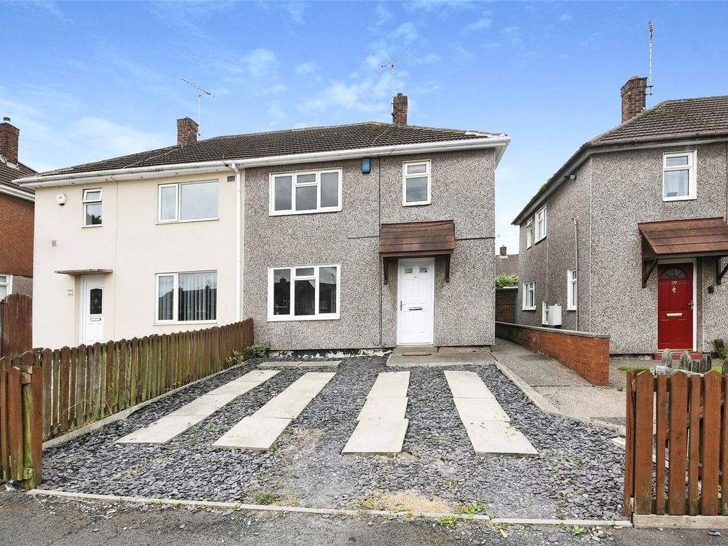 3 bed semidetached house for sale in Brick Kiln Lane, Mansfield