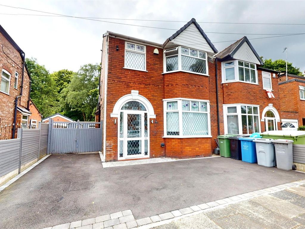 3 bed semidetached house for sale in Manor Road, Stretford, Manchester