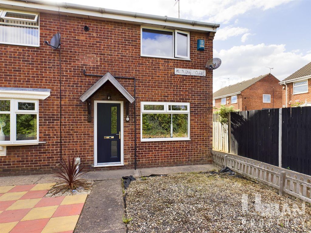 2 bed end terrace house for sale in Middleham Close, Hull HU9, £105,000