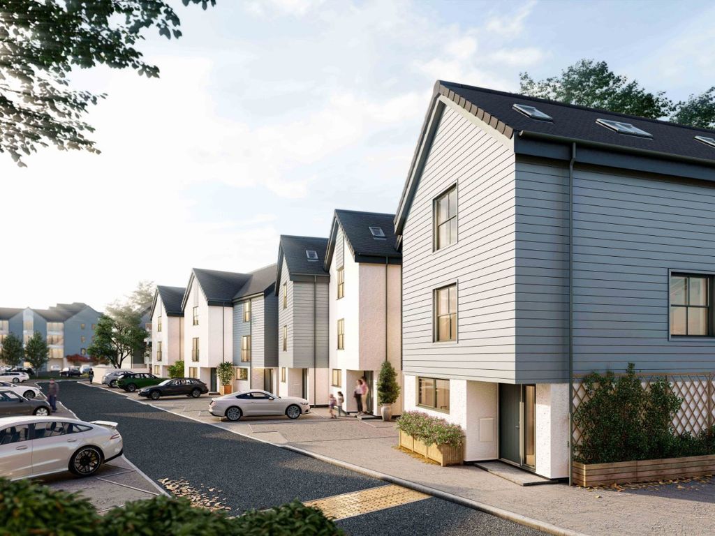 New home, 3 bed terraced house for sale in Riverside Way, Seaton, Devon