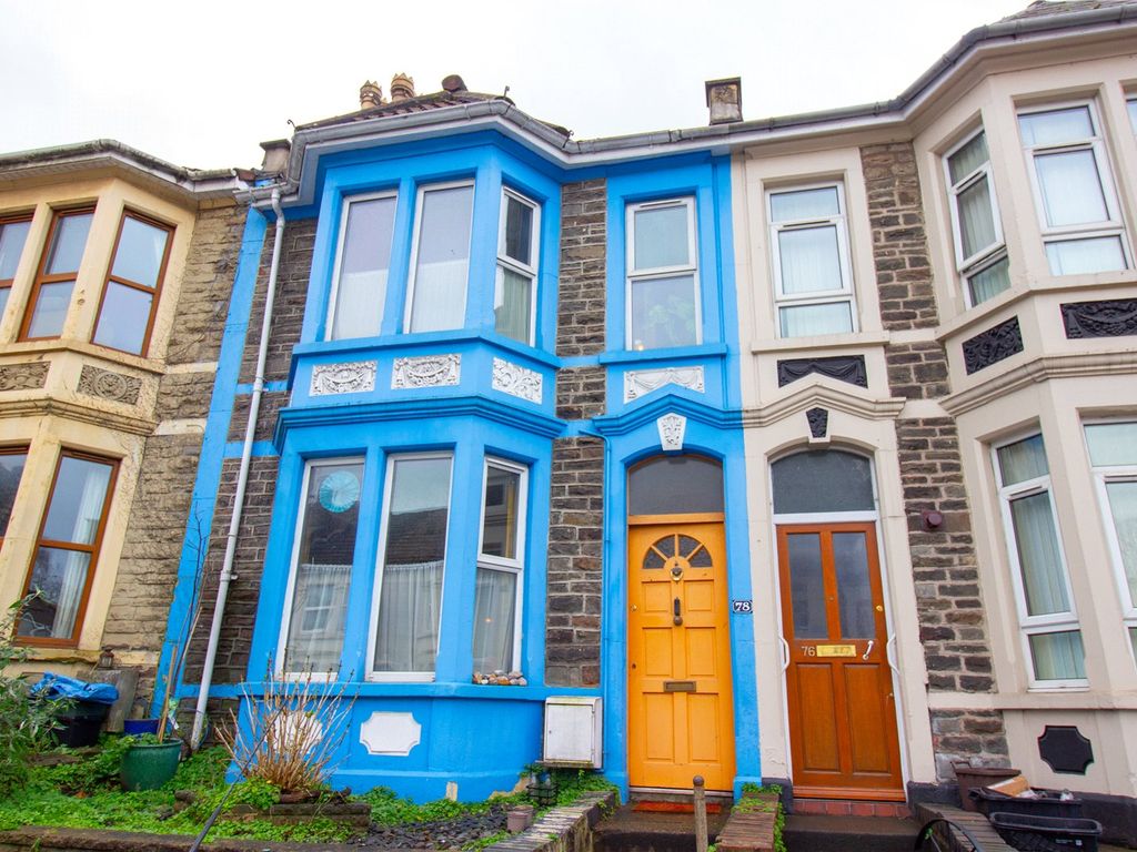 4 bed terraced house for sale in Whitehall Road, Bristol BS5, £500,000