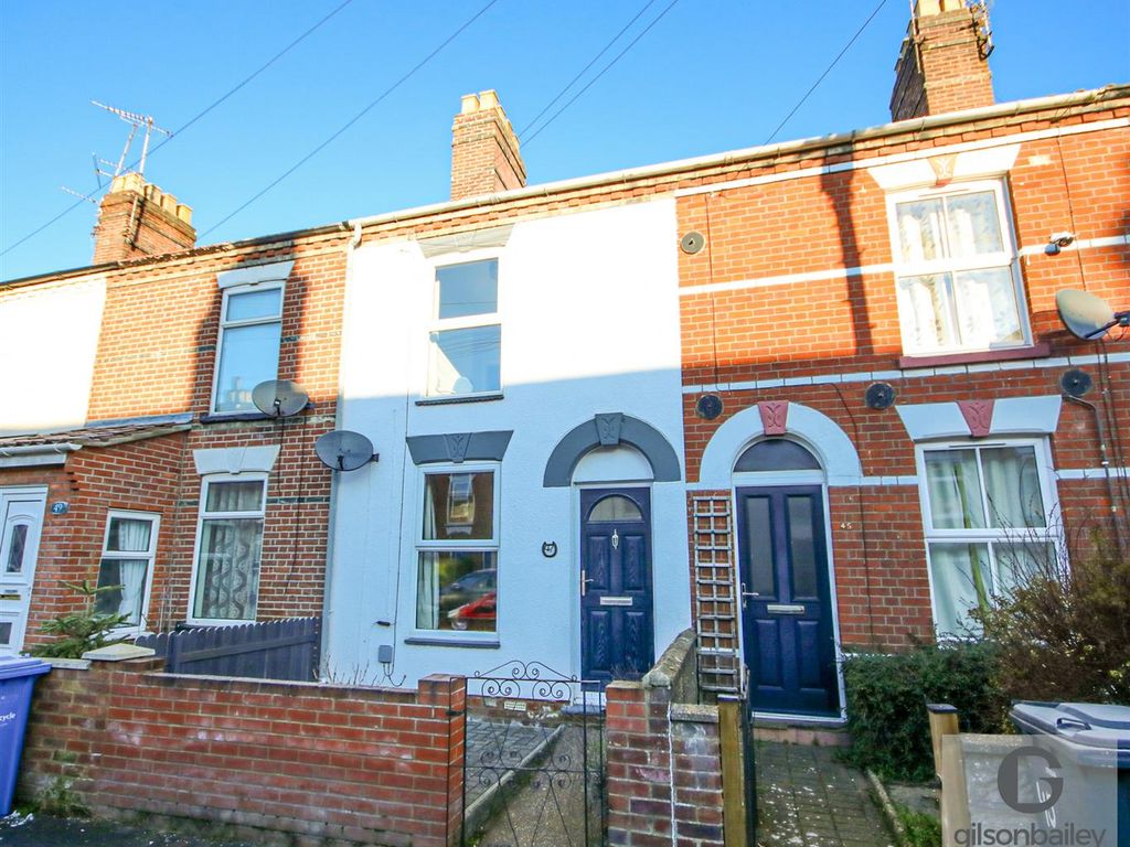 2 bed terraced house for sale in Guernsey Road, Norwich NR3, £215,000