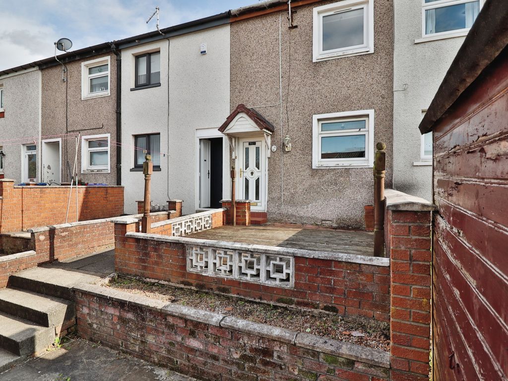 2 bed terraced house for sale in Riggside Road, Glasgow G33, £80,000