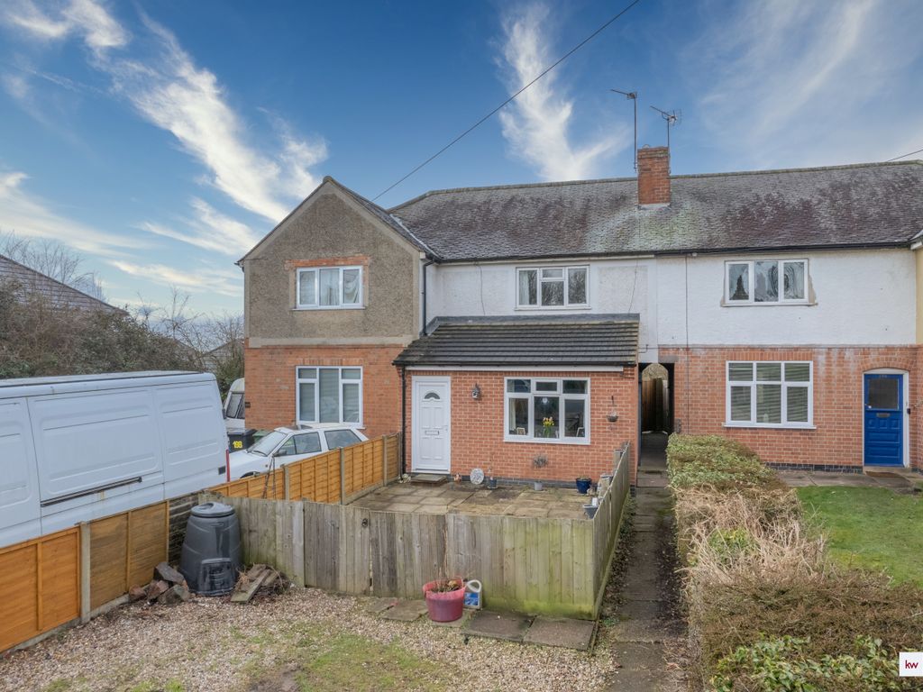2 bed terraced house for sale in Ratcliffe Road, Sileby, Loughborough