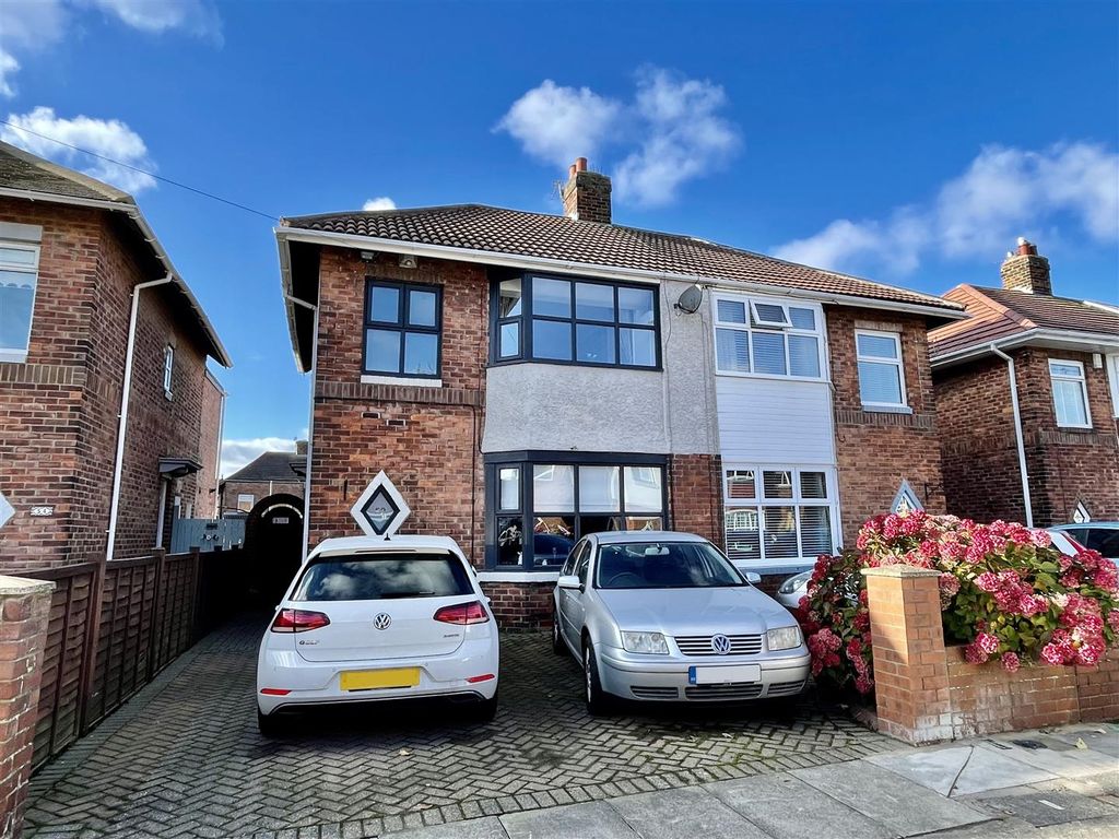 2 bed semidetached house for sale in Cauldwell Villas, South Shields