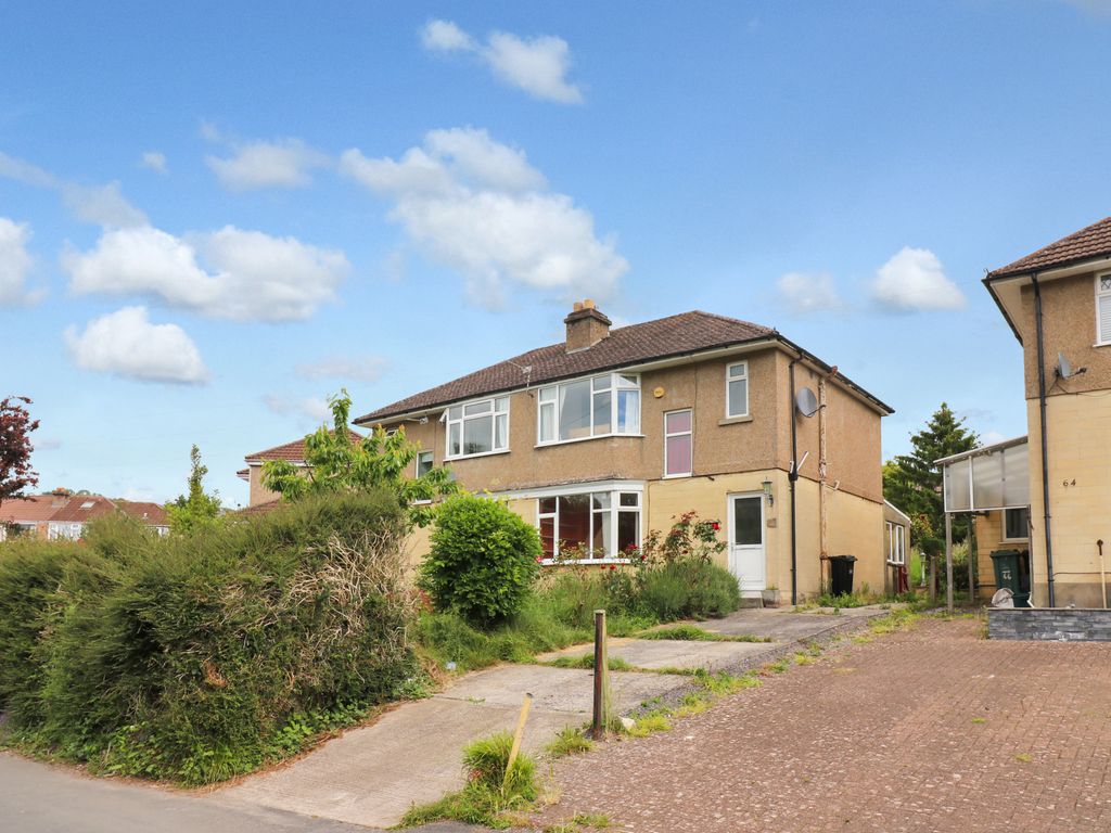 3 bed semidetached house to rent in Broadmoor Lane, Weston, Bath BA1