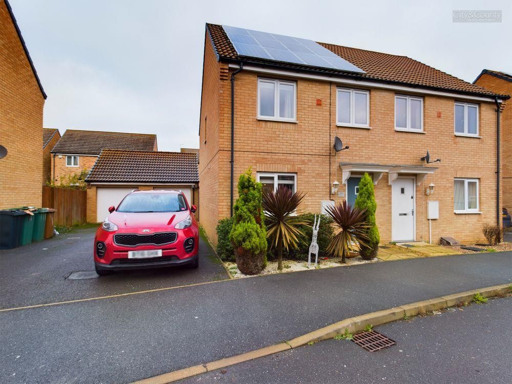 3 bed semidetached house for sale in Jupiter Avenue, Peterborough PE2