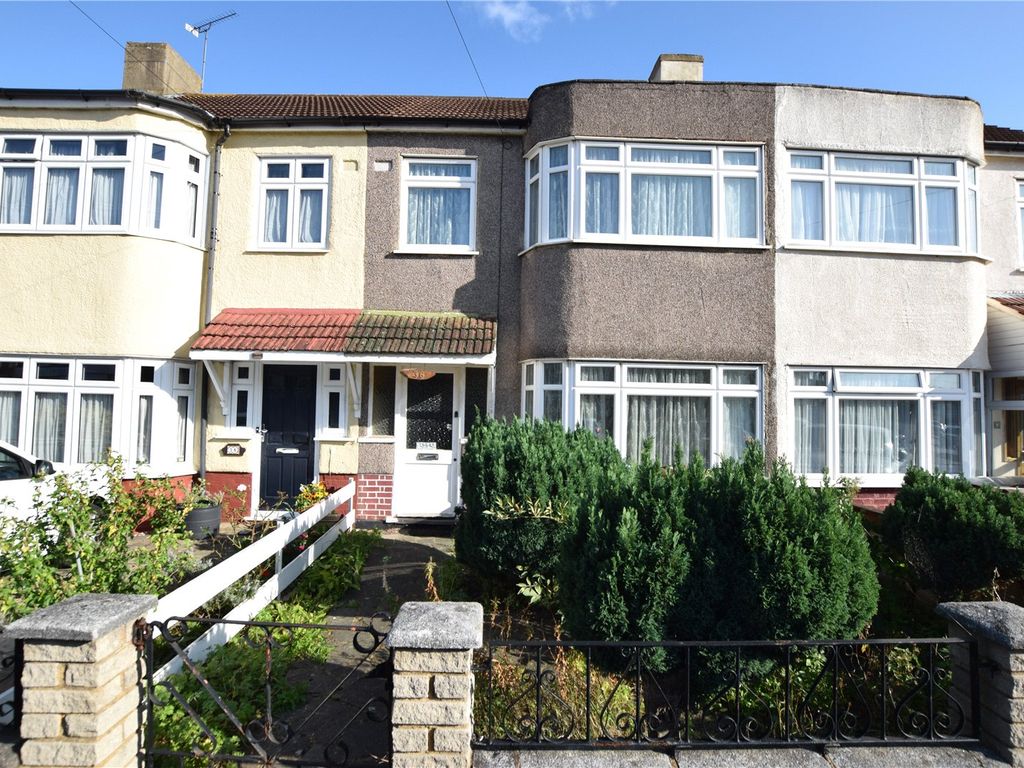 3 bed terraced house for sale in Stanley Avenue, Dagenham RM8, £420,000