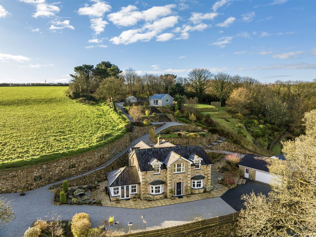 4 bed detached house for sale in Towntanna, Ponsanooth, Truro TR3, £