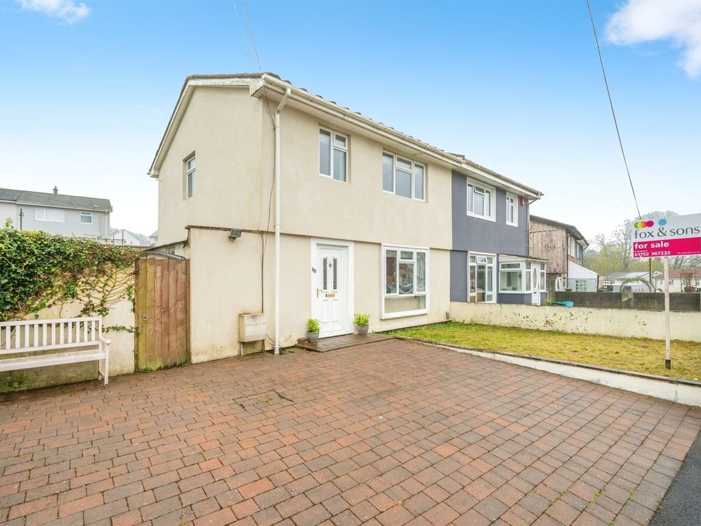 3 bed semidetached house for sale in Dryburgh Crescent, Plymouth PL2