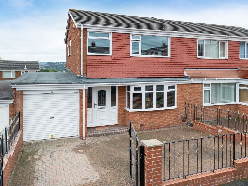 3 bed semidetached house for sale in Lintzford Gardens, Newcastle Upon