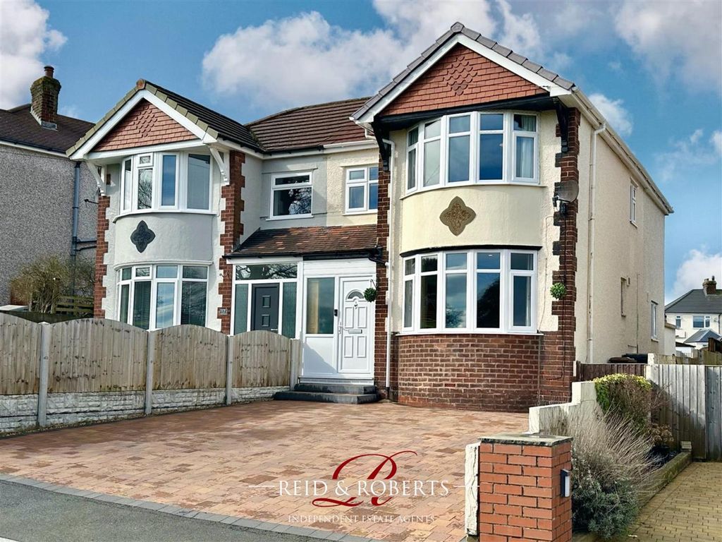 4 bed semidetached house for sale in Mertyn Lane, Carmel, Holywell CH8