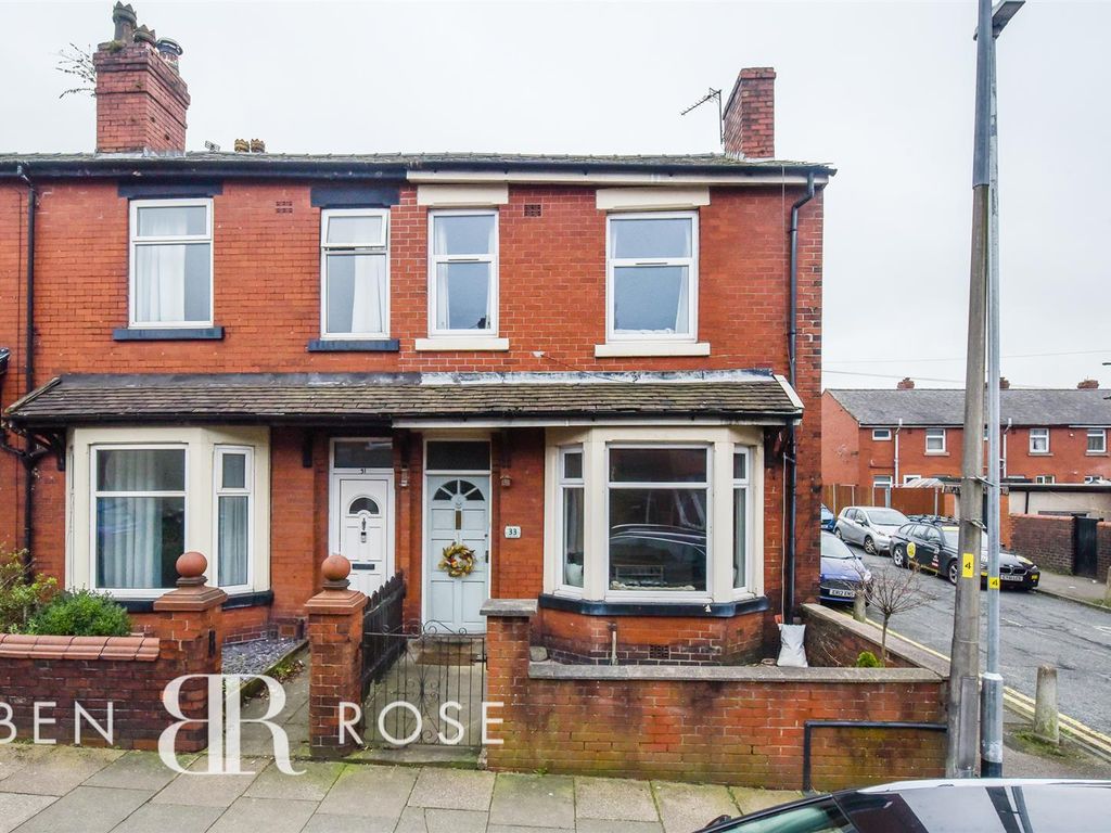 3 bed end terrace house for sale in Duke Street, Chorley PR7, £134,995