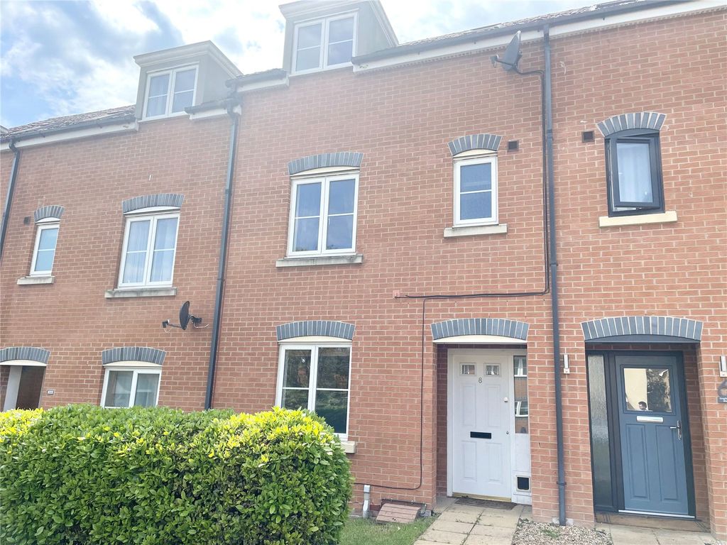 4 bed terraced house for sale in Kingfisher Way, Mildenhall, Bury St
