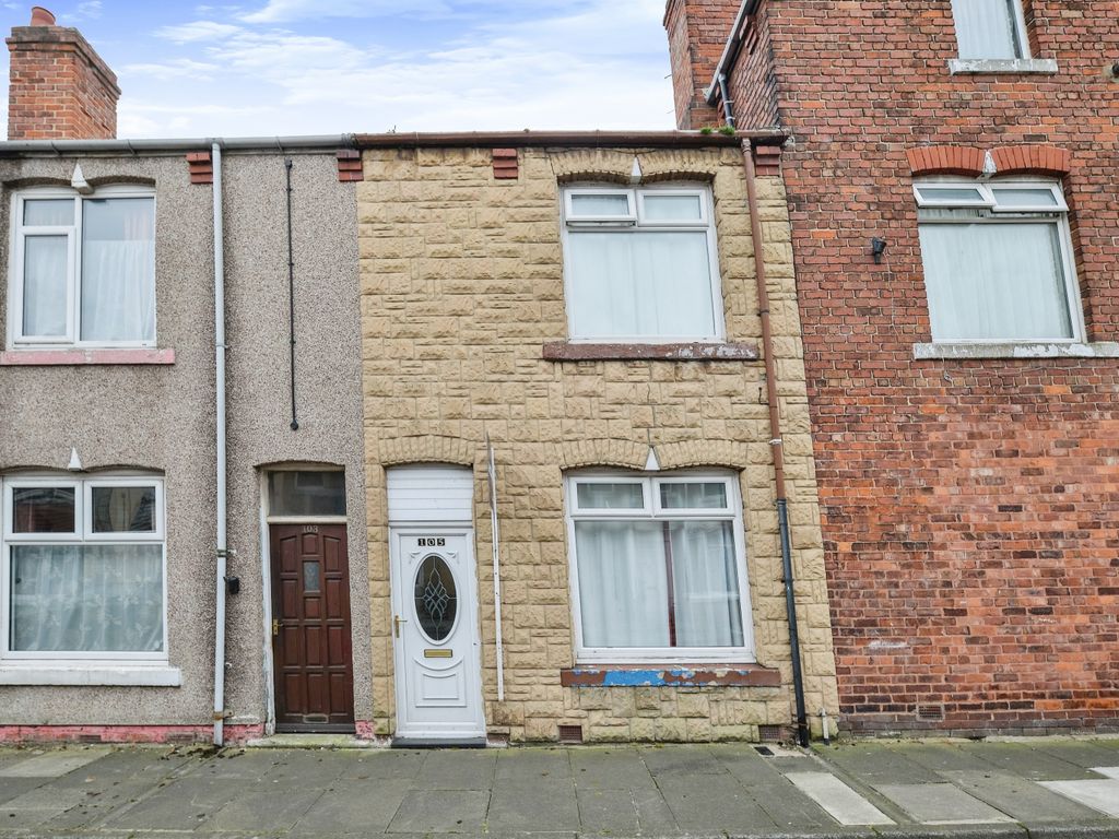 3 bed terraced house for sale in Cornwall Street, Hartlepool TS25, £