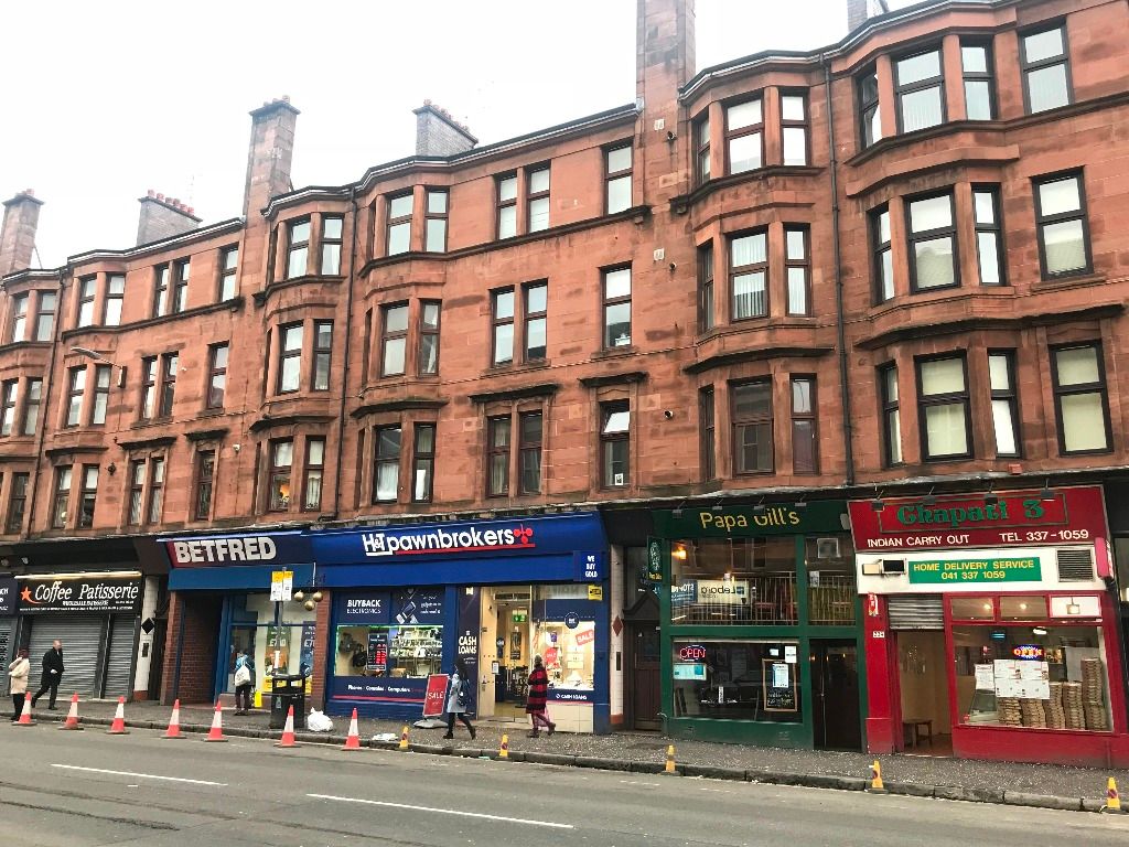 1 bed flat to rent in Dumbarton Road, Partick, Glasgow G11, £945 pcm