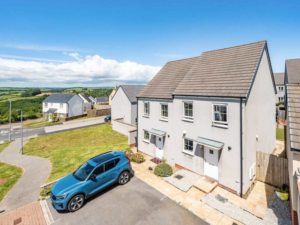 2 bed semidetached house for sale in Tarton Close, St. Martin, Looe