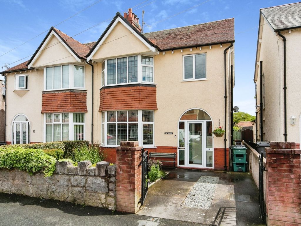 3 bed semidetached house for sale in Victoria Road, Colwyn Bay LL29