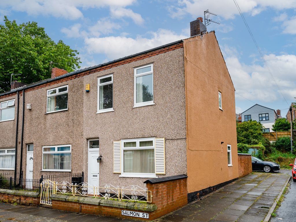 3 bed terraced house for sale in Salmon Street, Whelley, Wigan WN1, £100,000 Zoopla