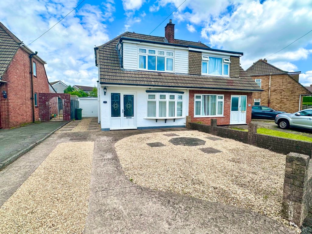 2 bed semidetached house for sale in Trostrey Close, New Inn