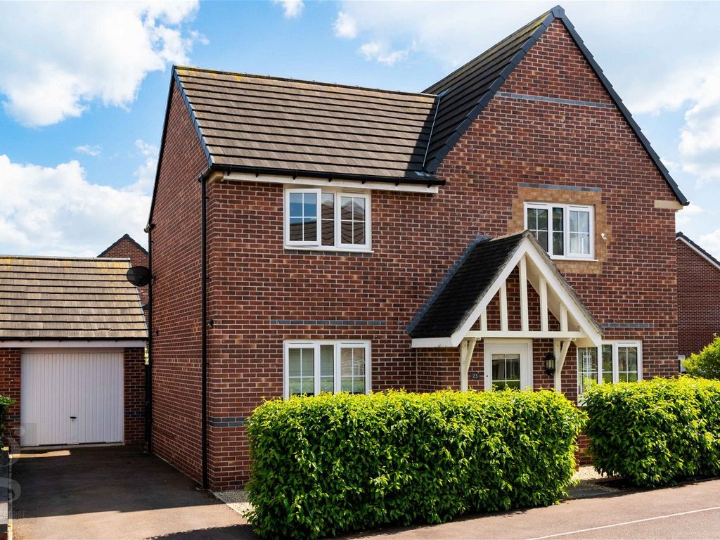 4 bed detached house for sale in Mantella Drive, Tupsley, Hereford HR1