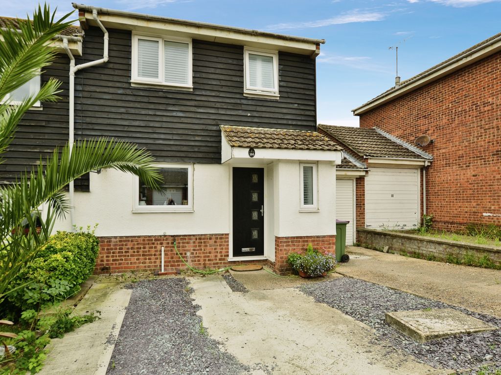 3 bed semidetached house for sale in Downs Road, Folkestone, Kent CT19