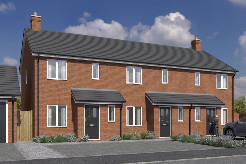 New home, 3 bed end terrace house for sale in Chervil Way, Rugby CV23