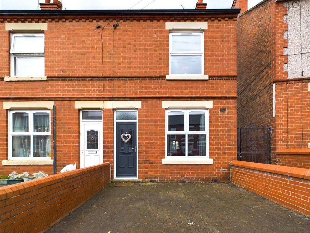 3 bed end terrace house for sale in Norman Road, Wrexham LL13, £155,000