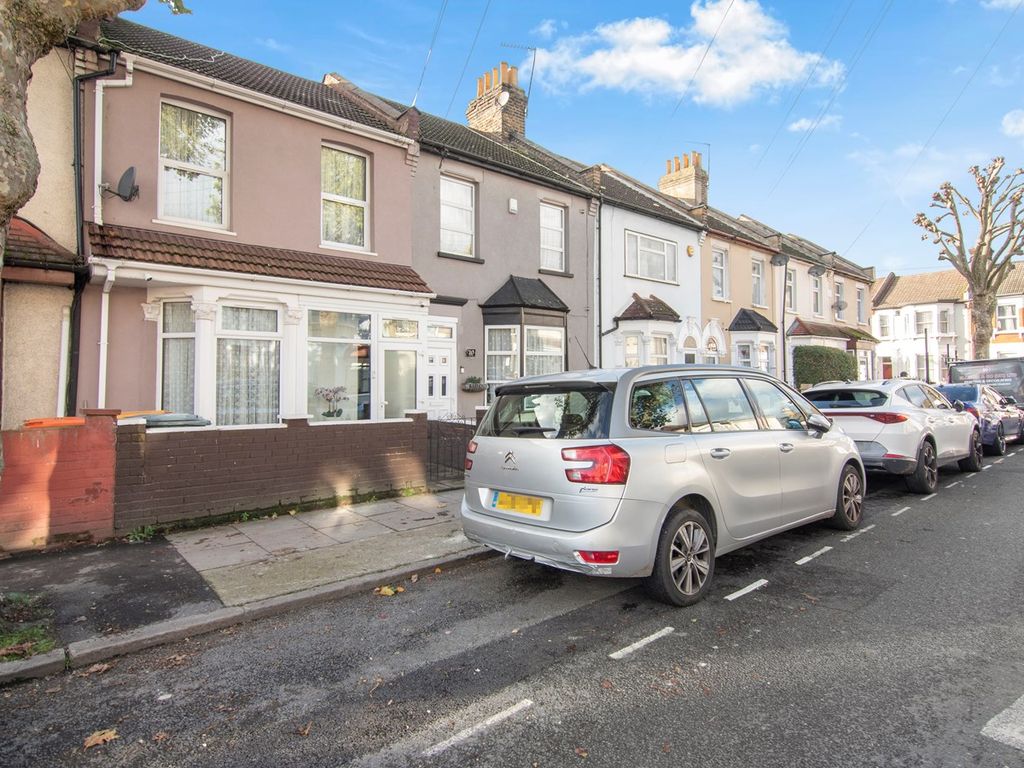 3 bed terraced house for sale in Colvin Road, East Ham, London E6, £
