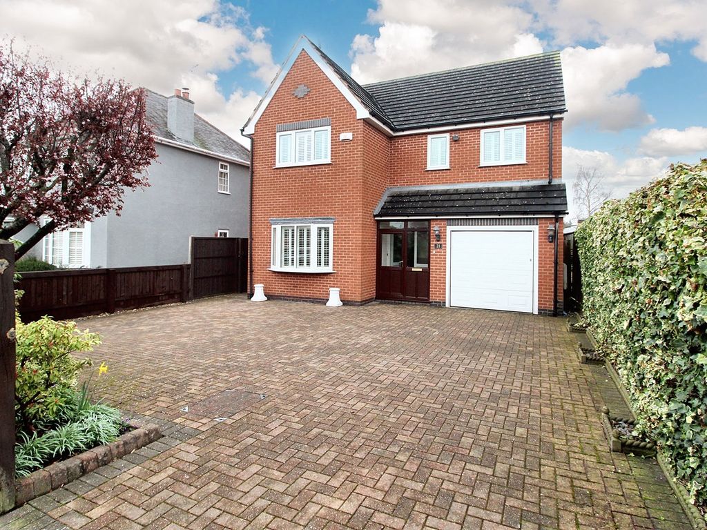 4 bed detached house for sale in Park Road, Cosby, Leicester LE9, £