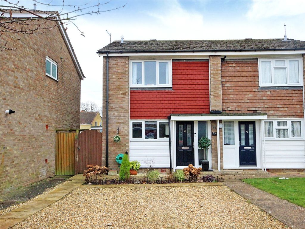 2 bed semi-detached house for sale in grove road, turvey, bedford, bedfordshire mk43
