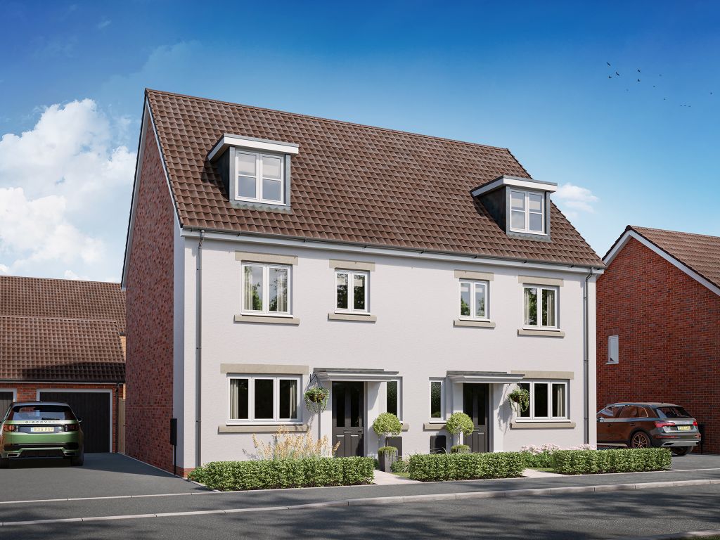 New home, 4 bed semidetached house for sale in "The Leicester" at