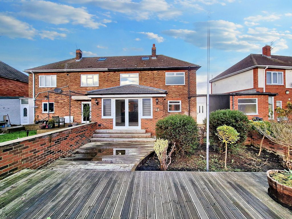 3 bed semidetached house for sale in Grange Park Avenue, Bedlington