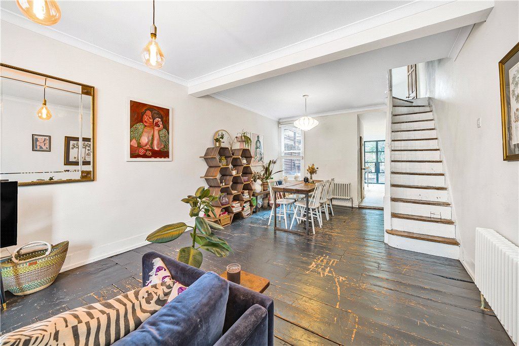 3 bed terraced house for sale in Huxley Road, Leyton, London E10, £