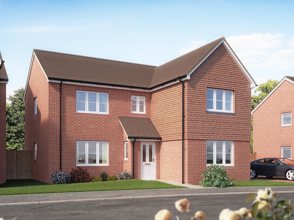New home, 4 bed detached house for sale in "The Carnaby" at Stone
