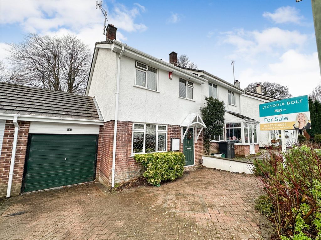 3 bed semidetached house for sale in Ash Grove, Ivybridge PL21, £