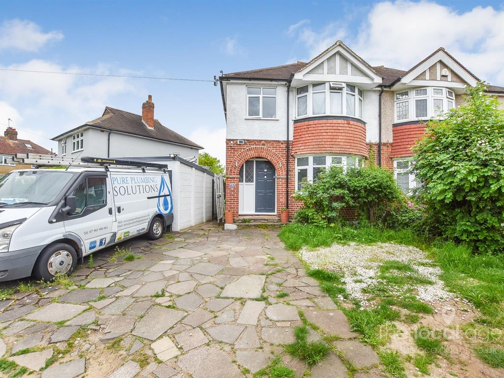 3 bed semidetached house for sale in Curtis Road, Ewell, Epsom KT19