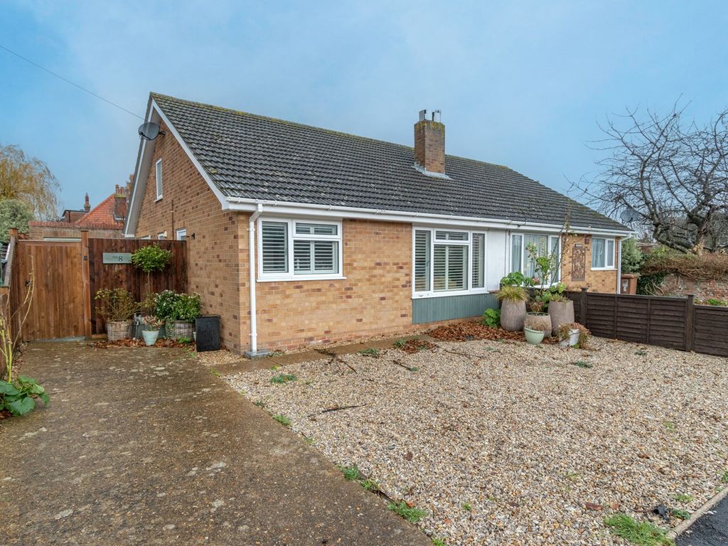 2 bed semidetached bungalow for sale in Waveney Close, WellsNextThe