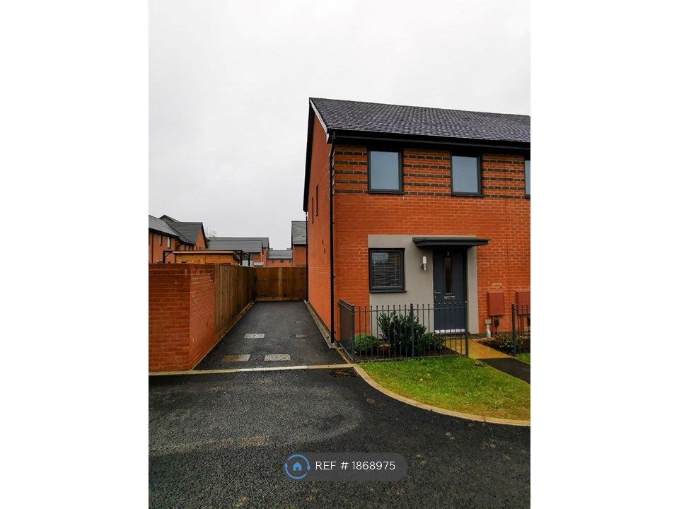 2 bed semidetached house to rent in Buckle Rise, Exeter EX1, £1,200