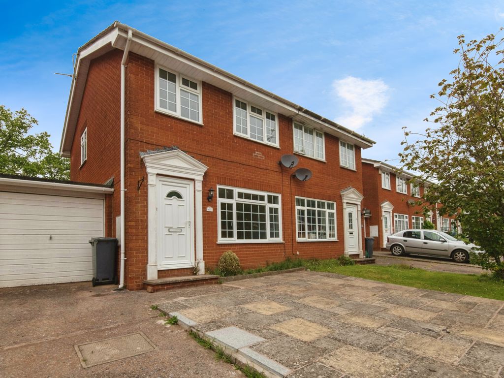 3 bed semidetached house for sale in Meadow View Road, Exmouth, Devon