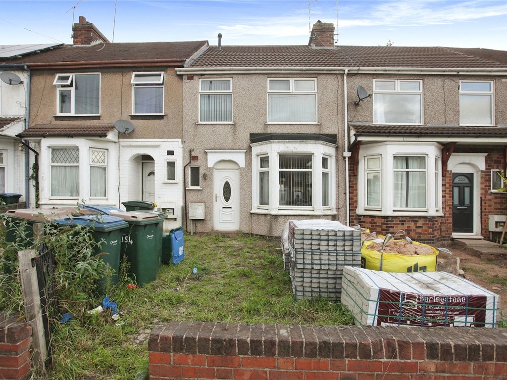 3 bed terraced house for sale in Burnaby Road, Radford, Coventry CV6, £