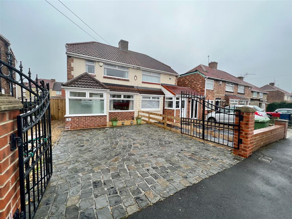 2 bed semidetached house for sale in Mitford Gardens, Lobley Hill