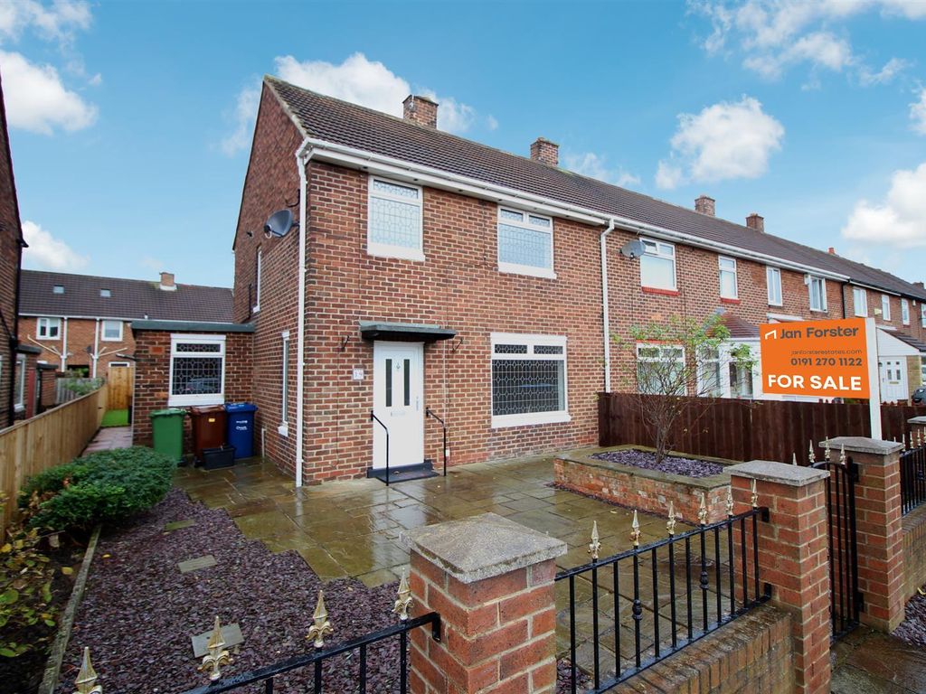 3 bed end terrace house for sale in Coach Lane, High Heaton, Newcastle Upon Tyne NE7, £190,000