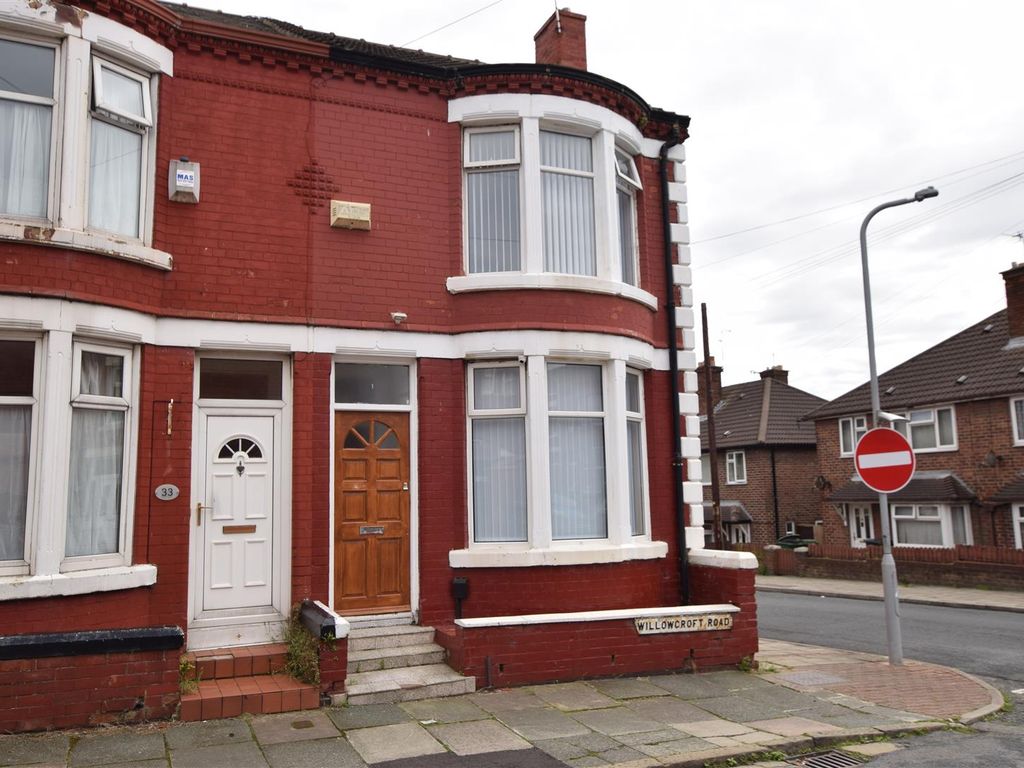 3 bed end terrace house to rent in Willowcroft Road, Wallasey CH44, £