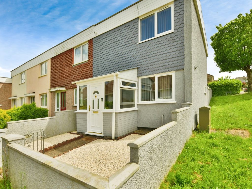 2 bed end terrace house for sale in Instow Walk, Plymouth PL5, £190,000