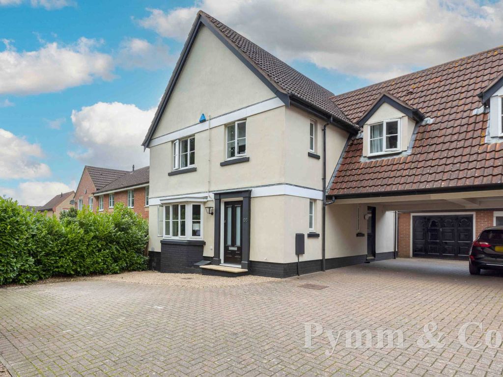 4 bed linkdetached house for sale in Vane Close, Dussindale NR7 Zoopla