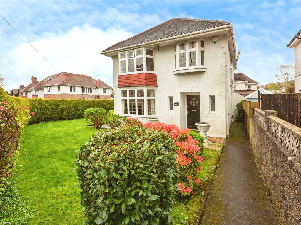 3 bed detached house for sale in Glanmor Park Road, Sketty, Swansea SA2