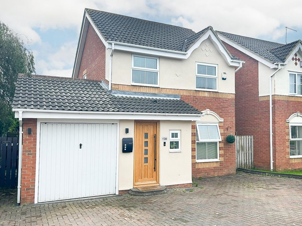 3 bed detached house for sale in Gardner Park, North Shields NE29, £