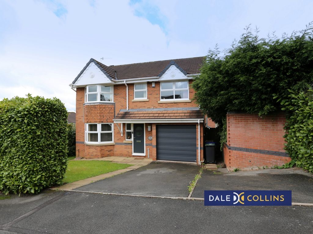 4 bed detached house for sale in Cockster Brook Lane, Blurton ST3, £